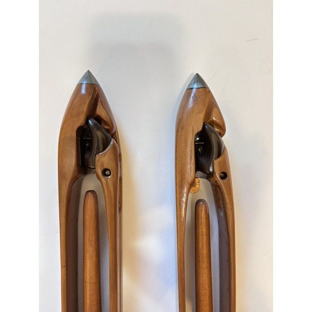 Vintage Wooden Textile Mill Weaving Loom Shuttlecock wall Candlestick Holders - Picture 6 of 9